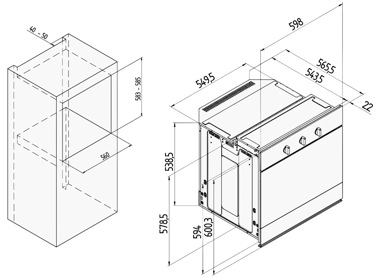 built-in oven_diagramF650E9X