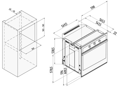 built-in oven_diagramF660D9X